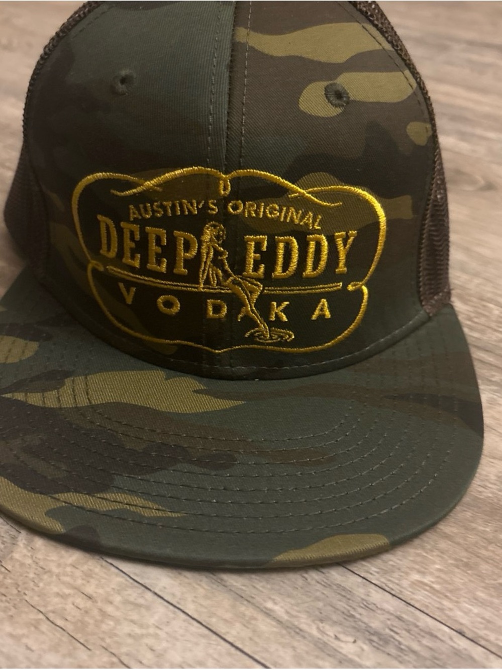 OTTO Camo Trucker Cap in Green and Brown
